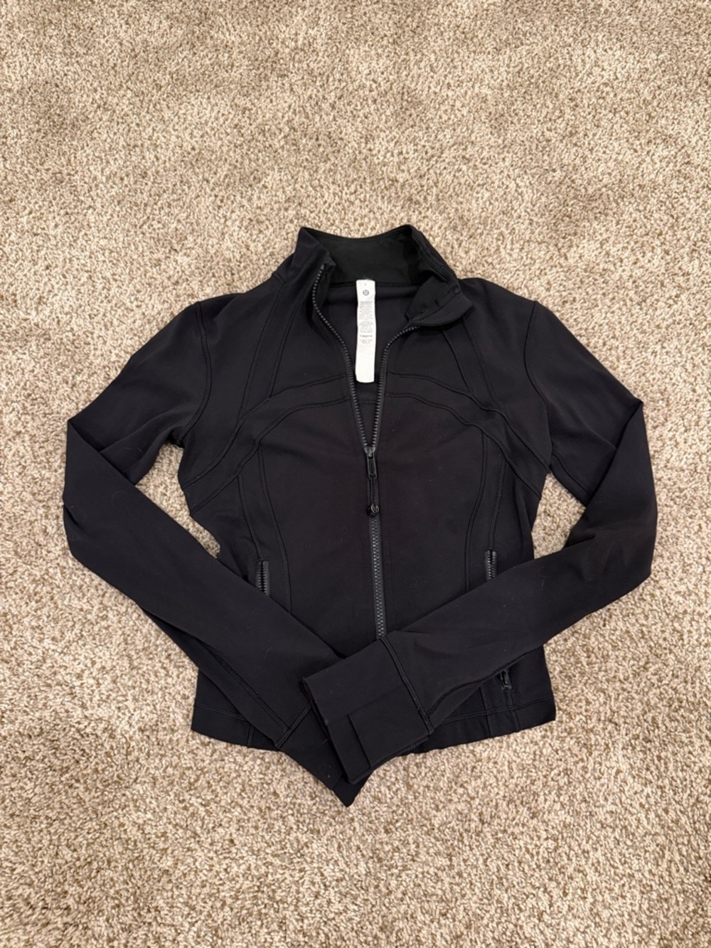 Lululemon Black Women's Zip-Up Athletic Jacket